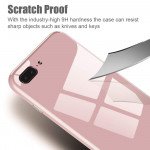 Wholesale iPhone 8 / 7 Fully Protective Magnetic Absorption Technology Case With Free Tempered Glass (Pink)
